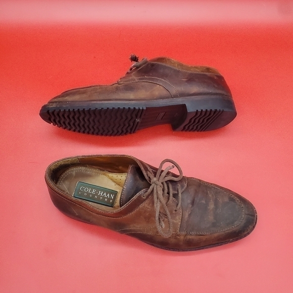 COLE HAAN Shoes Men’s 11 Brazil 6351 Brown Leather Oxfords Dress Shoes main image 7